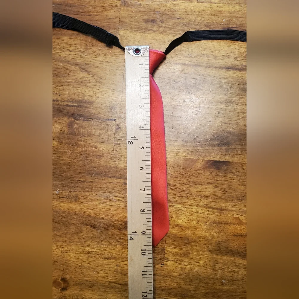 H&M Boys Red Tie With Adjustable Strap